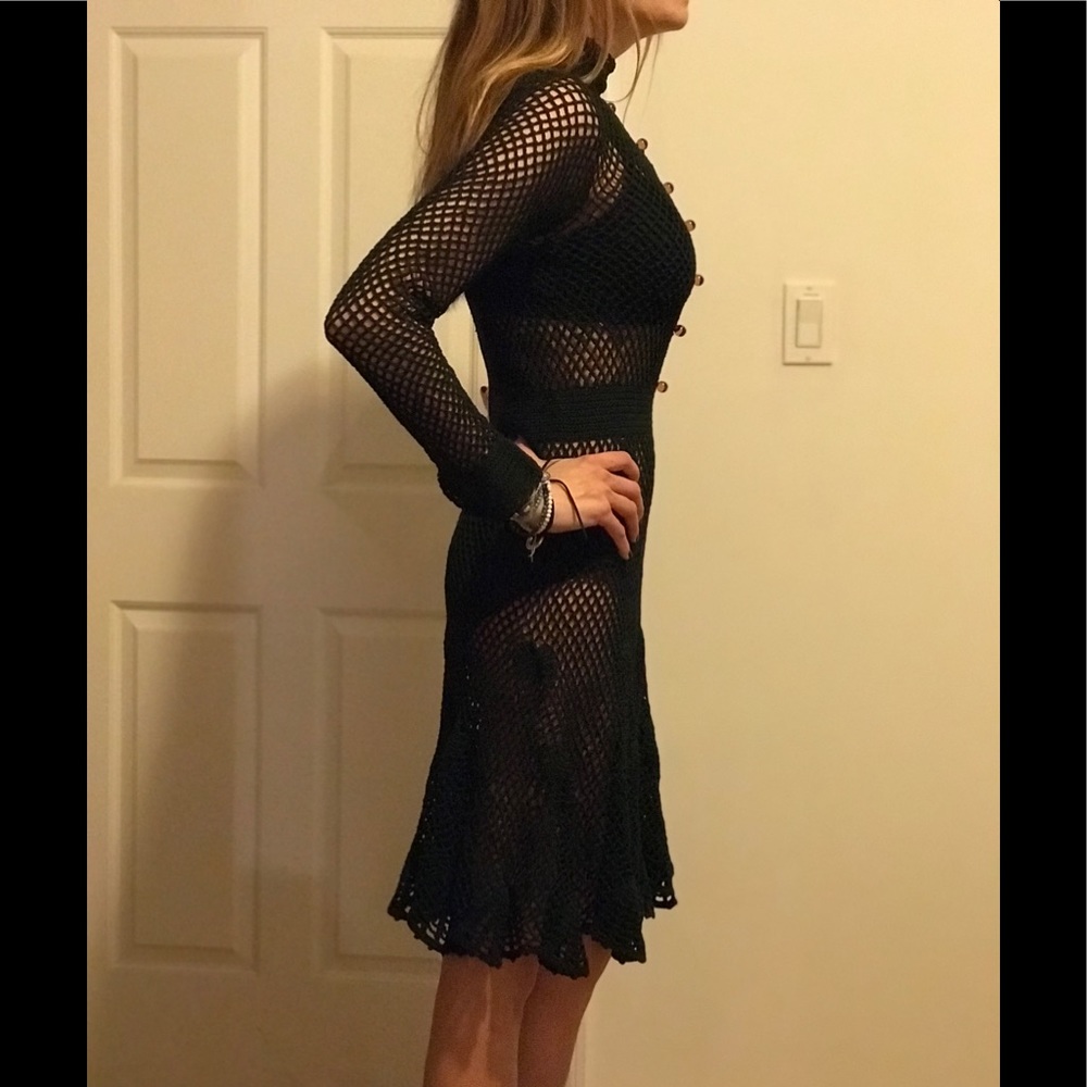 SOLD AT A PRIVATE EVENT Vintage gorgeous black cro - Picture 1 of 4